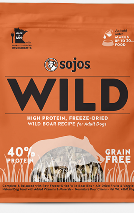 Sojos Wild Dog Food Wild Boar Recipe